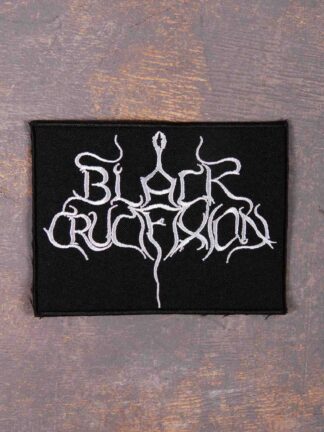 Black Crucifixion Logo Patch