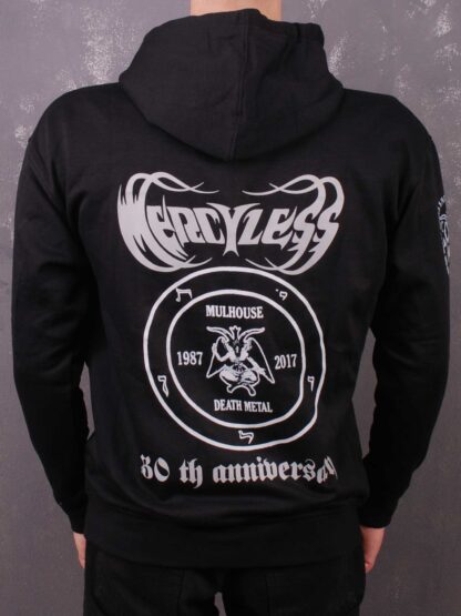 Mercyless – 30th Anniversary Hooded Sweat Jacket Black