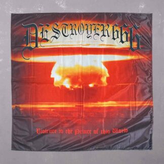 Destroyer 666 – Violence Is The Prince Of This World Flag