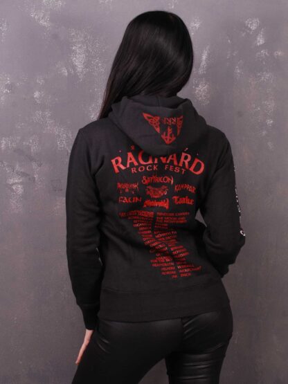 Ragnard Rock Fest – Children Of Yggdrasil Lady Hooded Sweat Jacket