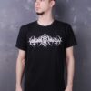 Nokturnal Mortum – Logo 2021 White Molfa Band TS Black
