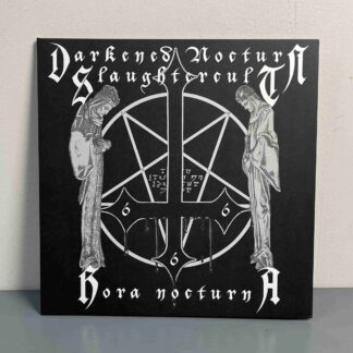 Darkened Nocturn Slaughtercult – Hora Nocturna LP (Gatefold White/Black Marble Vinyl)