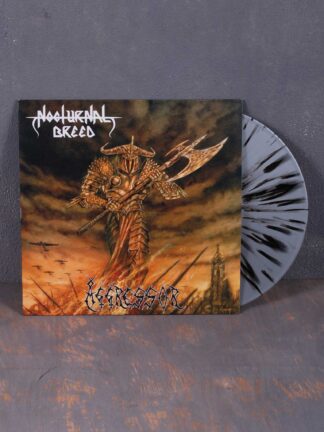 Nocturnal Breed – Aggressor LP (Silver / Black Splatter Vinyl)