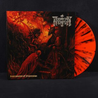 Perdition Temple – Sacraments Of Descension LP (Neon Orange / Black Splatter Vinyl)