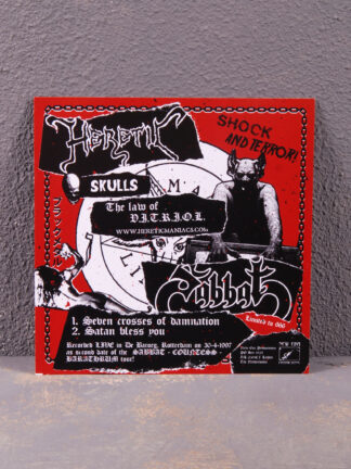 Sabbat / Heretic – Split 7" EP (Picture Disc)