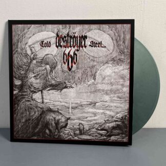 Destroyer 666 – Cold Steel… For An Iron Age LP (Gatefold Silver And Dark Green Marbled Vinyl)