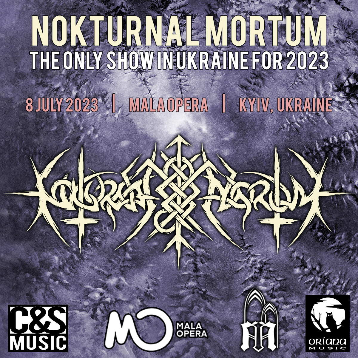 NOKTURNAL MORTUM - THE ONLY SHOW IN UKRAINE FOR 2023 8 JULY 2023 | MALA OPERA | KYIV | UKRAINE