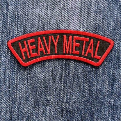 Heavy Metal Red 2 (Arc) Patch