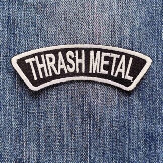 Thrash Metal White (Arc) Patch