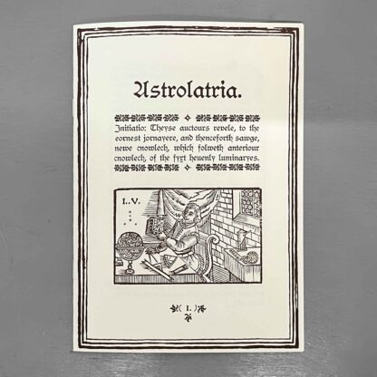 Apogeion – Astrolatria I: Initiatio. LP (Gatefold Black Vinyl)