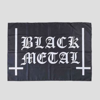 Black Metal Flag