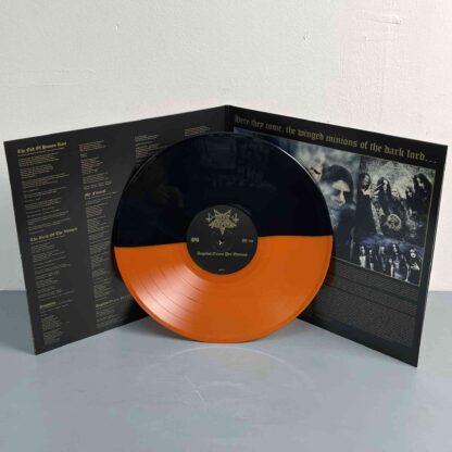 Dark Funeral – Angelus Exuro Pro Eternus LP (Gatefold Half Orange/Half Black Vinyl)