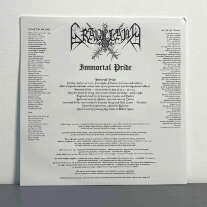 Graveland – Immortal Pride LP (Black Vinyl)
