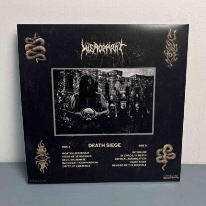Hierophant – Death Siege LP (Gatefold Dark Red With Black Marbled Vinyl)