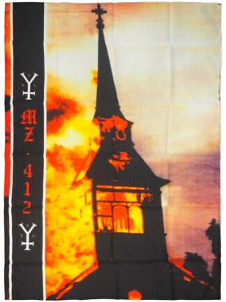 Mz.412 - Burning The Temple Of God Flag