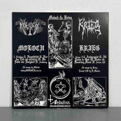Moloch / Krieg – Moloch / Krieg LP (Black Vinyl)