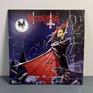 Necromantia – Crossing The Fiery Path LP (Beer With Black Marble Vinyl) (2023 Reissue)