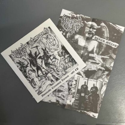 Nocturnal Vomit / Embrace Of Thorns – Abominable Ceremonial Torment 7" EP (Black Vinyl)