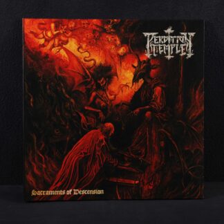 Perdition Temple – Sacraments Of Descension LP (Neon Orange / Black Splatter Vinyl)