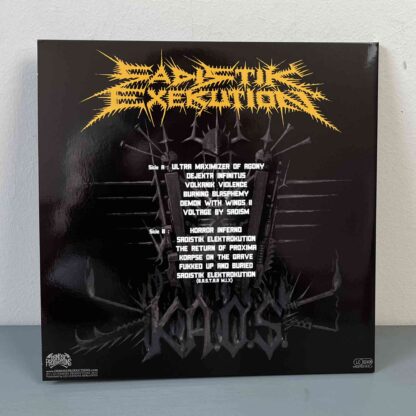 Sadistik Exekution – K.A.O.S. LP (Gatefold Orange Crush With Black Marble Vinyl)