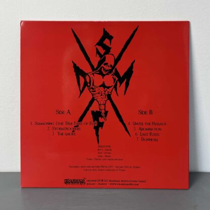 Slugathor – Echoes From Beneath LP (Red With Black Splatter Vinyl)