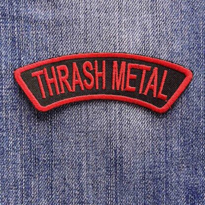 Thrash Metal Red (Arc) Patch