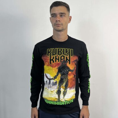 Kublai Khan – Annihilation (Gildan) Black Long Sleeve