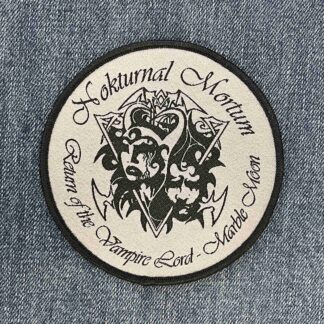 Nokturnal Mortum – Return Of The Vampire Lord / Marble Moon (Osmose) Woven Round Patch