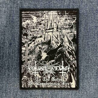 Nokturnal Mortum - To The Gates Of Blasphemous Fire (Osmose) Woven Patch
