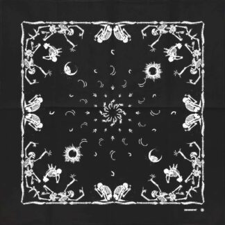 Skeletons And Bones Bandana Black