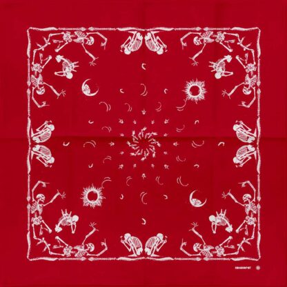 Skeletons And Bones Bandana Red