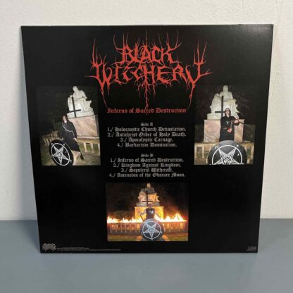 Black Witchery – Inferno Of Sacred Destruction LP (Clear With Red Galaxy Vinyl)