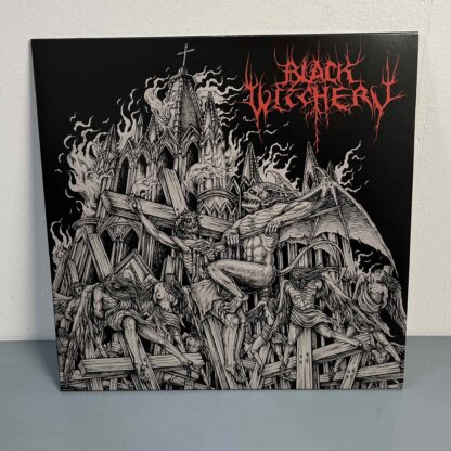 Black Witchery – Inferno Of Sacred Destruction LP (Clear With Red Galaxy Vinyl)