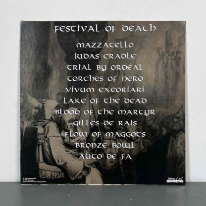 Brodequin – Festival Of Death LP (Black Vinyl)