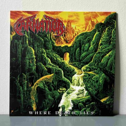 Carnation – Where Death Lies LP (Red, White & Black Marbled Vinyl)