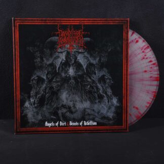 Darkmoon Warrior – Angels Of Dirt – Beasts Of Rebellion LP (Gatefold Clear / Red Splatter Vinyl)