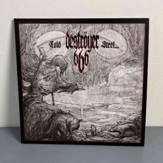 Destroyer 666 – Cold Steel… For An Iron Age LP (Gatefold Silver And Dark Green Marbled Vinyl)