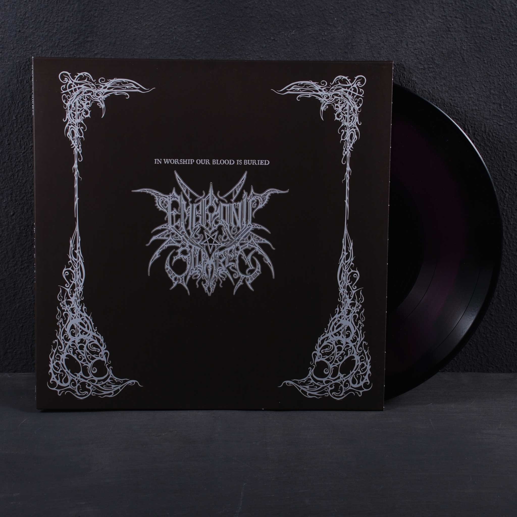 Embryonic Slumber – In Worship Our Blood Is Buried LP (Purple / Black Swirl Vinyl)
