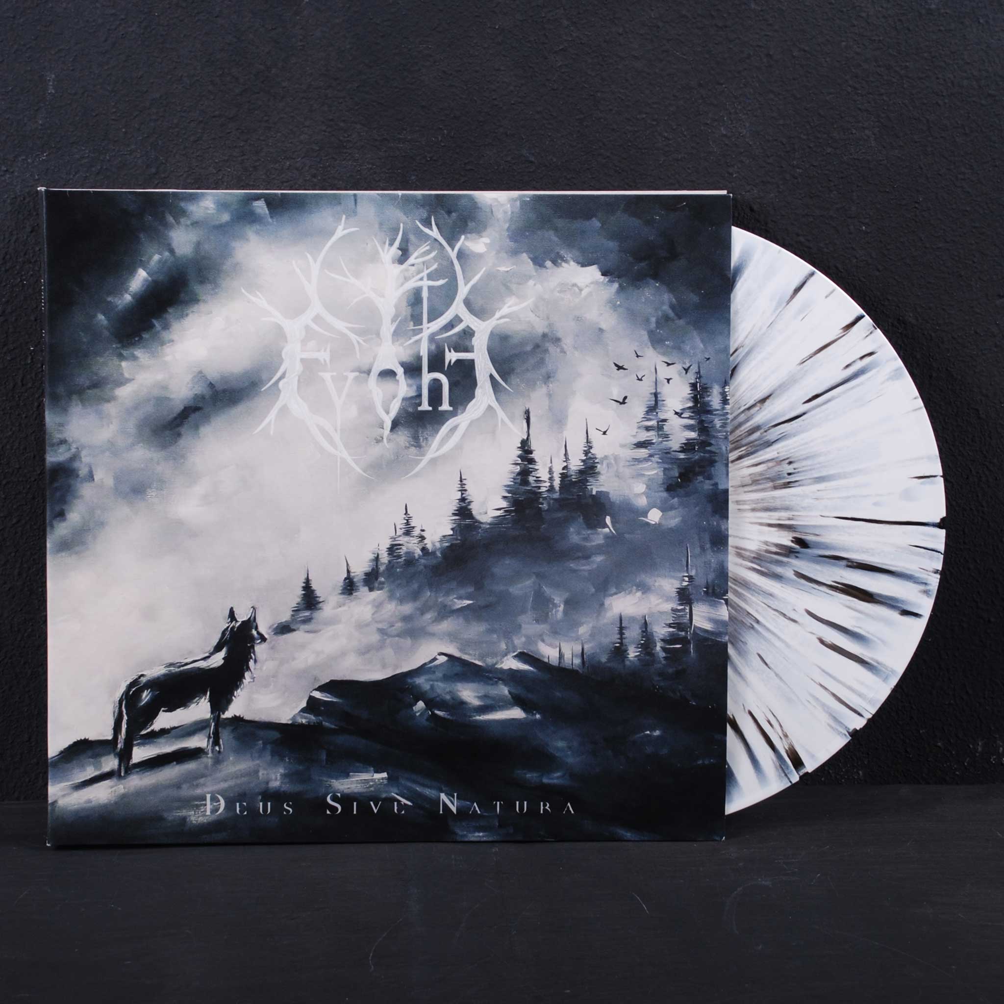 Evohe – Deus Sive Natura 2LP (Gatefold White / Black Splatter Vinyl)