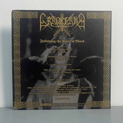 Graveland – Following The Voice Of Blood 2LP (Gatefold Black Vinyl)