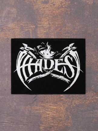 Hades White Logo Printed Patch