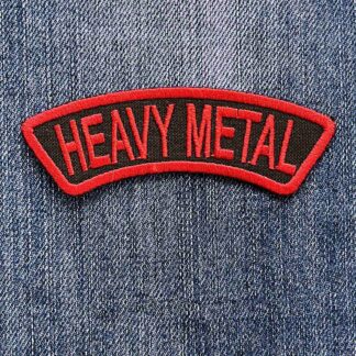 Heavy Metal Red 2 (Arc) Patch