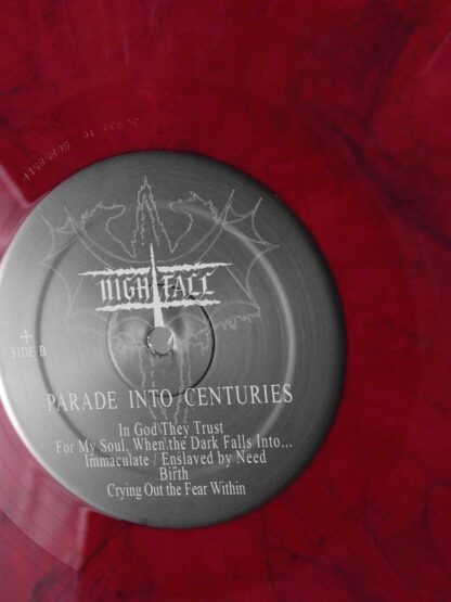 Nightfall – Parade Into Centuries LP (Gatefold Transparent Red, White & Black Marbled Vinyl)