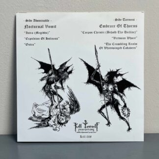 Nocturnal Vomit / Embrace Of Thorns – Abominable Ceremonial Torment 7" EP (Black Vinyl)
