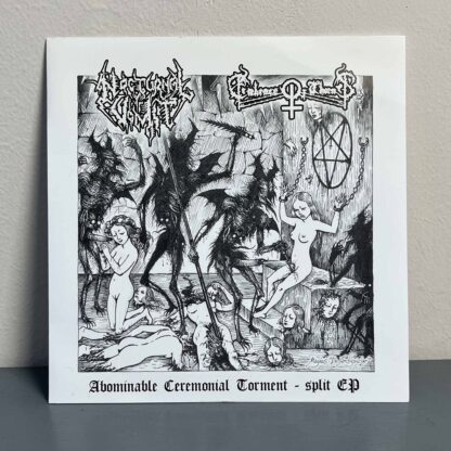 Nocturnal Vomit / Embrace Of Thorns – Abominable Ceremonial Torment 7" EP (Black Vinyl)