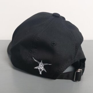 Nokturnal Mortum – Goat Horns White Logo Cap