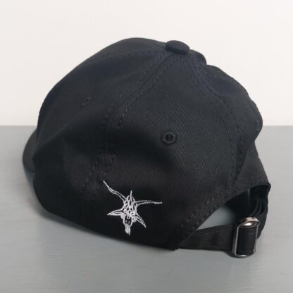 Nokturnal Mortum – Goat Horns White Logo Cap