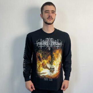 Nokturnal Mortum - Голос Сталі / The Voice Of Steel Album Cover 2015 (Gildan) Black Long Sleeve