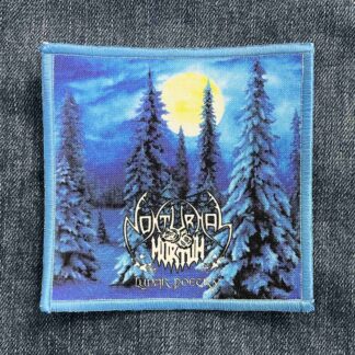 Nokturnal Mortum – Lunar Poetry (Old Logo) Blue Border Patch