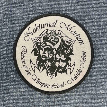 Nokturnal Mortum – Return Of The Vampire Lord / Marble Moon (Osmose) Woven Round Patch